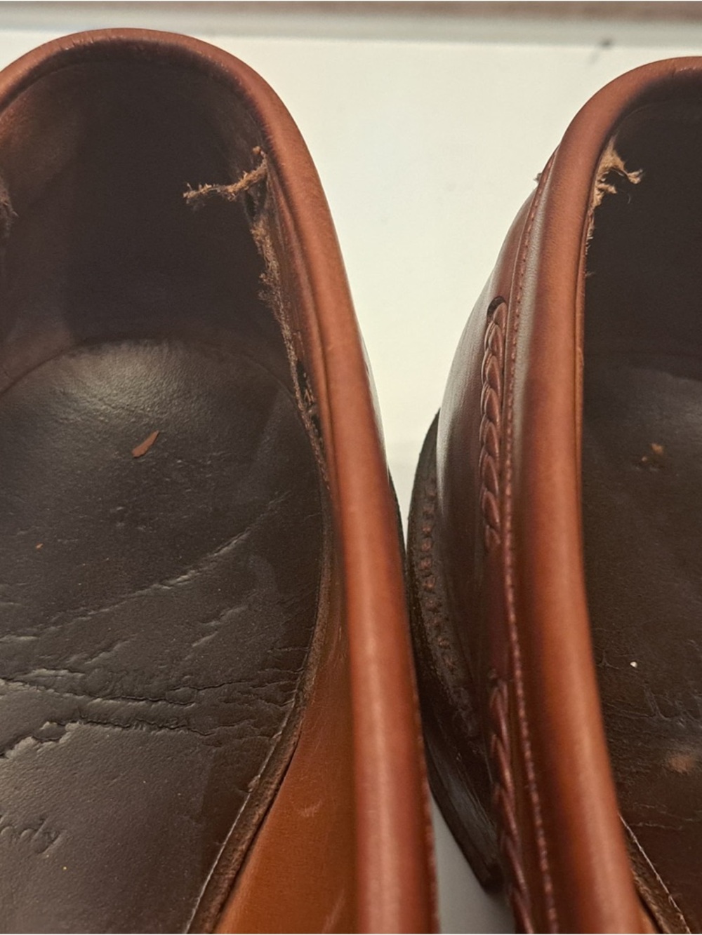 Allen Edmonds Brown “Cody” Leather Tassel Loafers - Picture 9 of 11